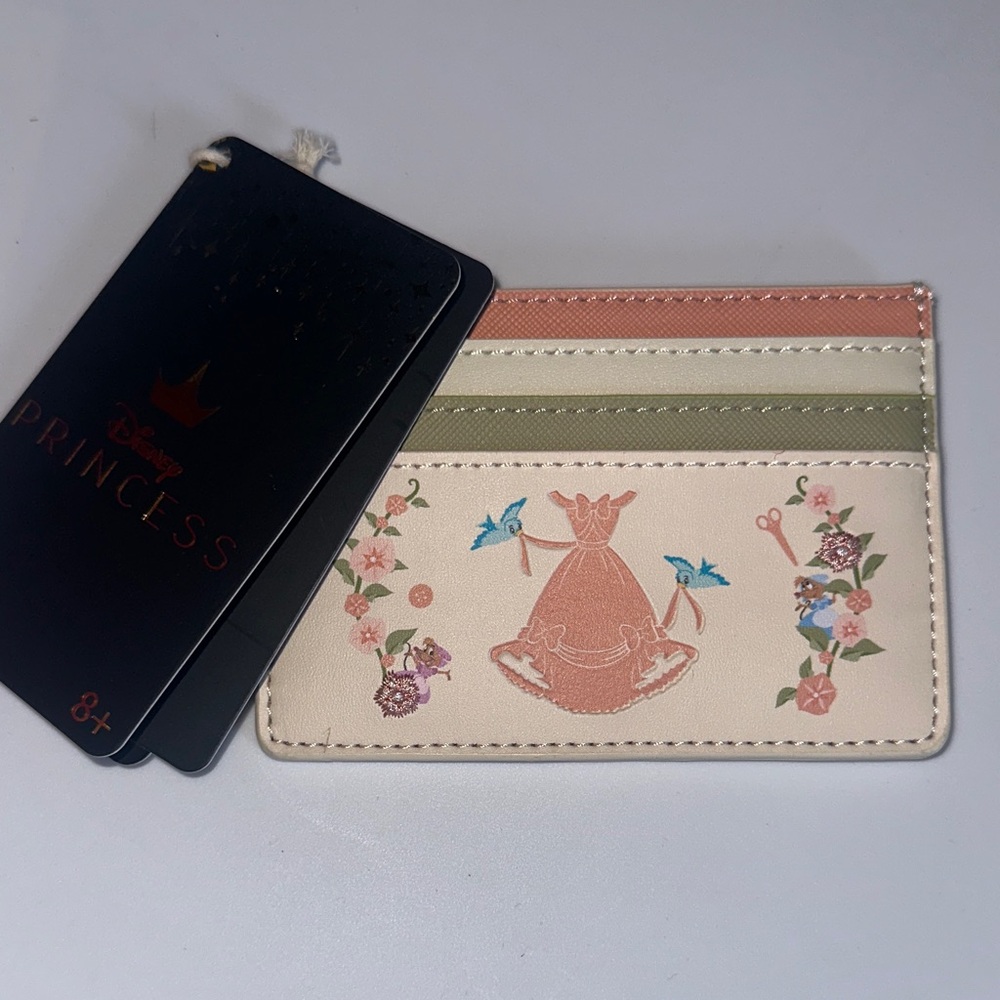 Disney Princess Card Holder - Cream, Green, and Pink